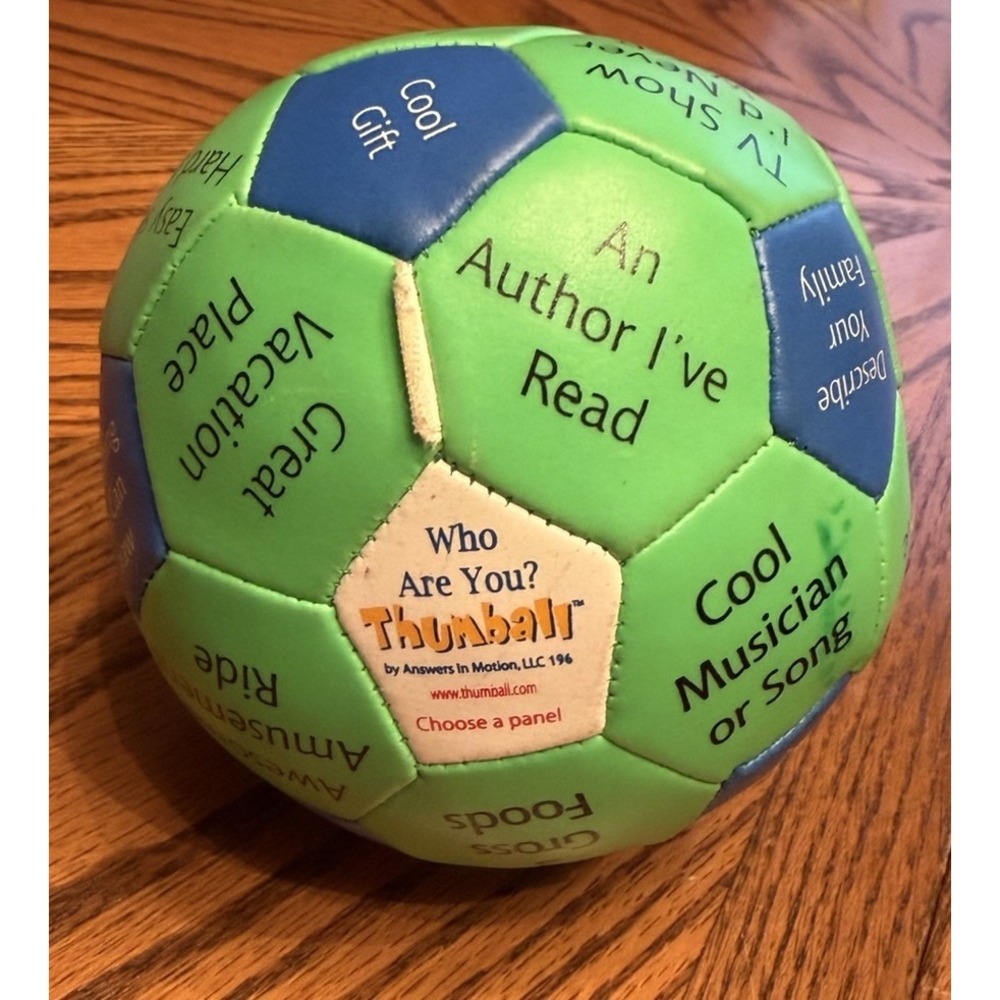 Thumball Who Are You Game for Kids Fun Interactive Questions Therapeutic Tool